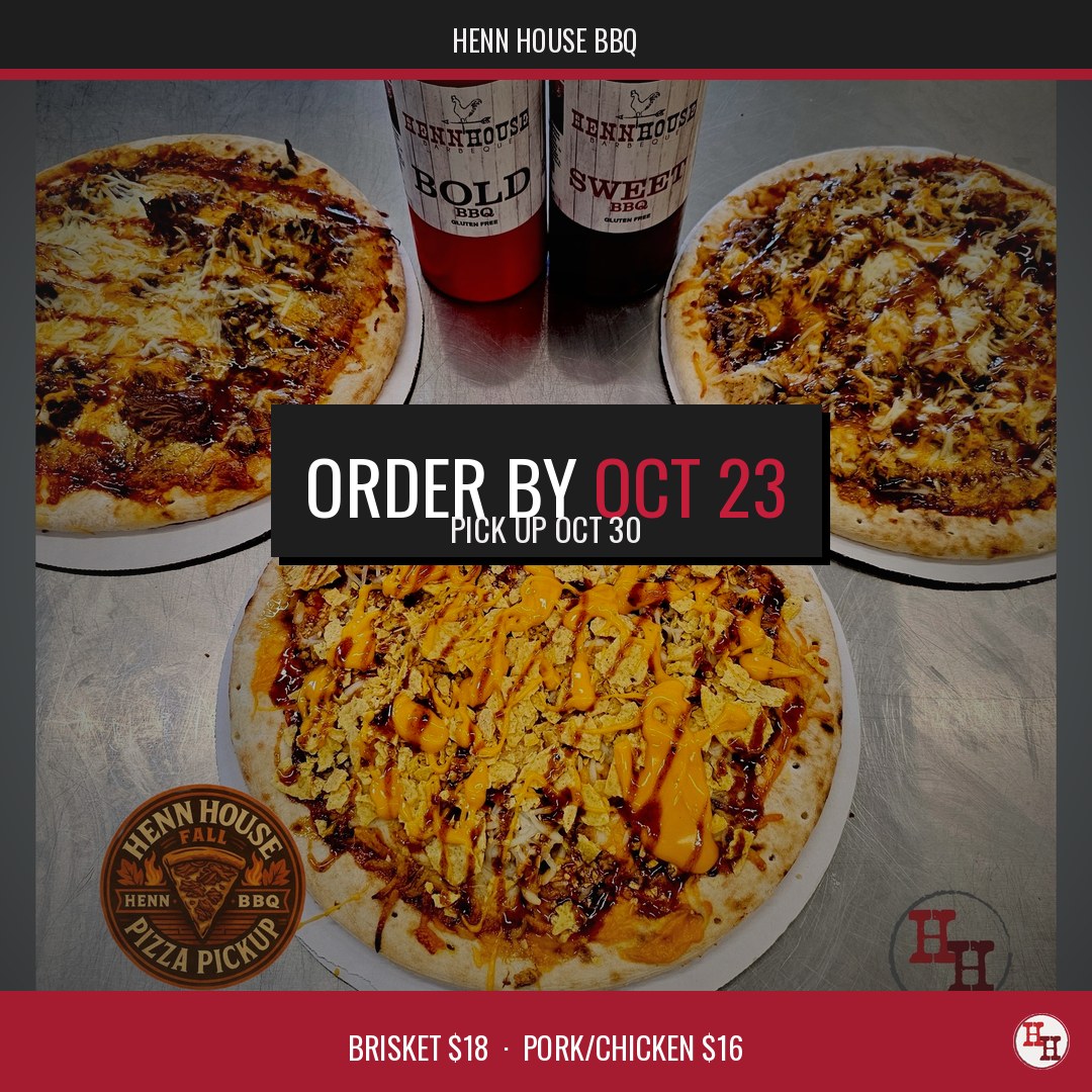 Order by Oct 23, pick up Oct 30